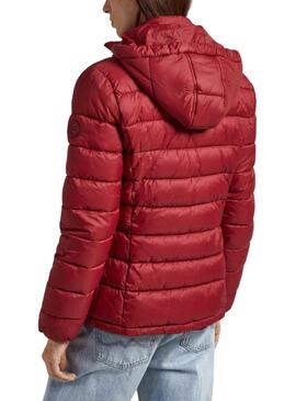 Veste Pepe Jeans Maddie Short Rouge Femme