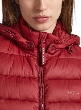 Veste Pepe Jeans Maddie Short Rouge Femme
