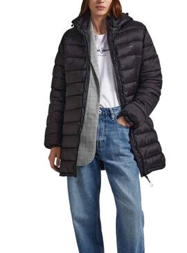 Veste Pepe Jeans Maddie Long Noire Femme