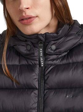 Veste Pepe Jeans Maddie Long Noire Femme