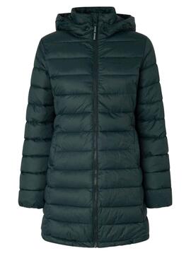 Veste Pepe Jeans Maddie Long Vert pour Femme