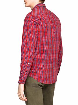 Chemise Pepe Jeans Earnest Rouge Homme