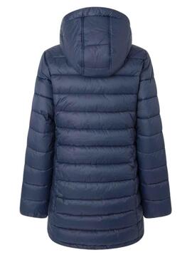 Veste Pepe Jeans Maddie Long Bleu pour Femme