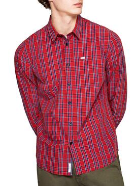 Chemise Pepe Jeans Earnest Rouge Homme