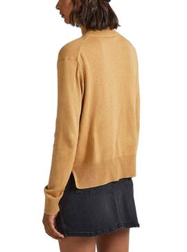 Pull Pepe Jeans Femme Beige pour Femme