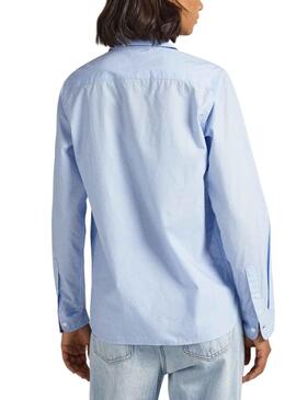 Chemise Pepe Jeans Laura Bleu pour Femme