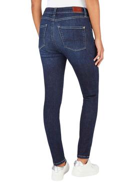 Jean Pepe Jeans Dion Bleu pour Femme