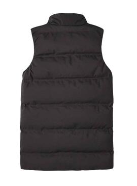 Gilet Name It Mellow Long Noire pour Garçon