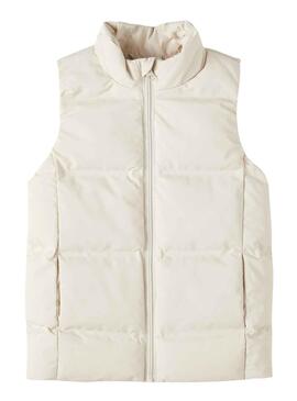 Gilet Name It Memphis Blanc pour Fille