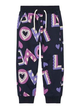 Pantalon Name It Nila Printed Violet pour Fille