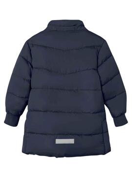 Veste Name It Musique Long Puffer Bleu Marine Fille