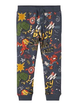 Pantalon Name It Aage Avengers Gris pour Garçon