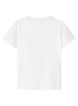 T-Shirt Name It Nadiza Blanc pour Garçon