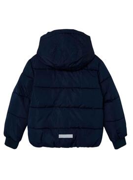 Veste Name It Musique Puffer Bleu Marine pour Garçon