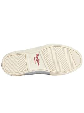 Baskets Pepe Jeans Kenton Cool Blanc Fille