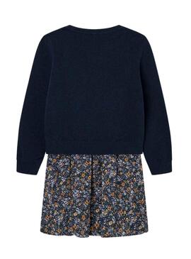 Robe Pepe Jeans Tessa Bleu Marine pour Fille
