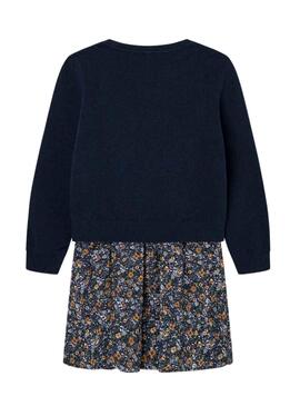 Robe Pepe Jeans Tessa Bleu Marine pour Fille