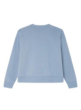 Sweat Pepe Jeans Acier Vania Bleu pour Fille