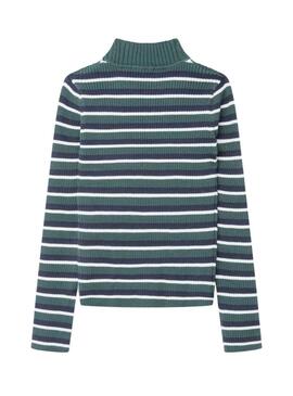 Pull Pepe Jeans Romina Regent Vert pour Fille