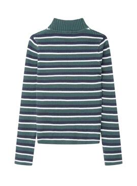 Pull Pepe Jeans Romina Regent Vert pour Fille