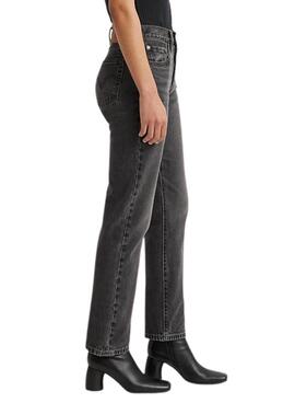 Pantalon Jeans Levis 501 Noire pour Femme