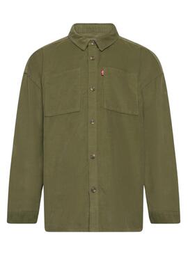 Chemise Levis Corduroy Vert pour Garçon