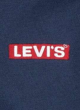 Sweat Levis Boxtab Full Bleu Marine pour Garçon