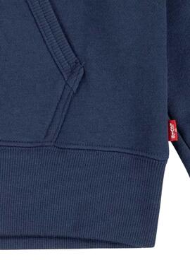 Sweat Levis Boxtab Full Bleu Marine pour Garçon