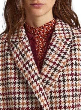 Blazer Pepe Jeans Rominas Cadres pour Femme