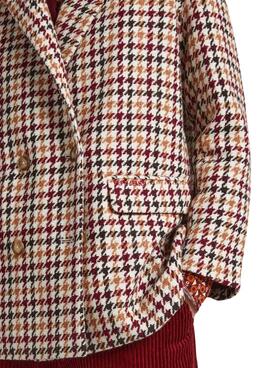 Blazer Pepe Jeans Rominas Cadres pour Femme