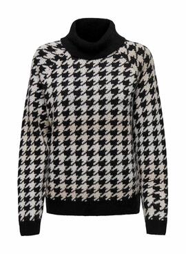 Pull Only Berta Rollneck Noire pour Femme