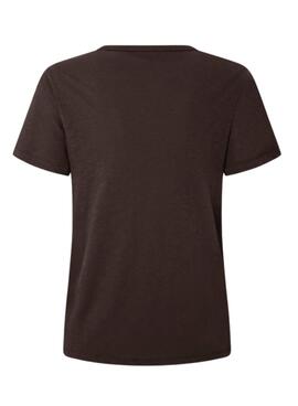 T-Shirt Pepe Jeans Cala Brun pour Femme