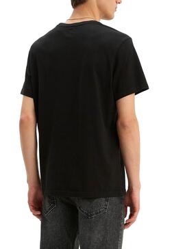 T-Shirt Levis Relaxed Noir Homme