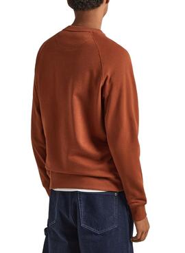 Sweat Pepe Jeans Mun Orange pour Homme