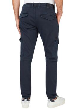 Pantalon Pepe Jeans Jared Bleu Marine pour Homme