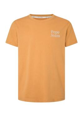 T-Shirt Pepe Jeans Kody Jaune pour Homme