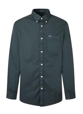 Chemise Pepe Jeans Crail Vert pour Homme