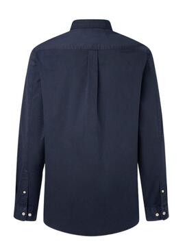 Chemise Pepe Jeans Crail Bleu Marine pour Homme