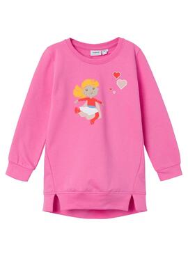 Sweat Name It Liva Rose pour Fille