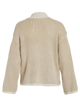 Pull Only Vidubline Beige pour Femme