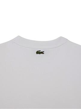 T-Shirt Lacoste Basic Blanc pour Homme