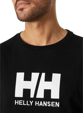T-Shirt Helly Hansen Logo Noire pour Homme