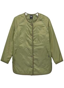 Veste Vans Peake Quilted Liner Vert Femme