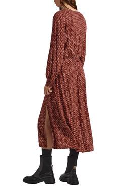 Robe Pepe Jeans Kari Midi pour Femme