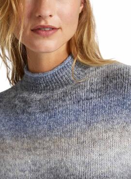 Robe Pepe Jeans Edith Rayures Melange pour Femme