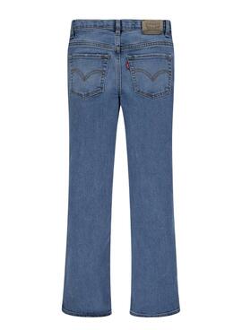 Pantalon Levis High Rise Flare Bleu pour Fille