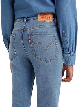 Pantalon Levis High Rise Flare Bleu pour Fille