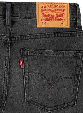 Pantalon Jeans Levis 510 Skinny Gris pour Garçon