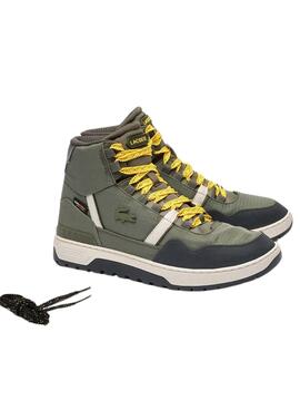 Baskets Lacoste T-Clip Vert pour Homme