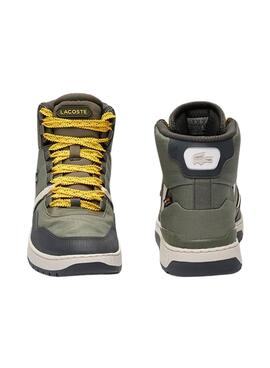 Baskets Lacoste T-Clip Vert pour Homme